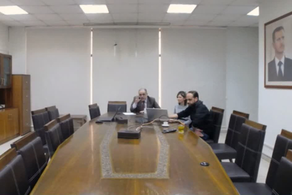 لقاء الأمين العام لـشبكة كومستيك الإسلامية حول الجامعات الافتراضية مع المدير العام لمنظمة التمريض الإيرانية