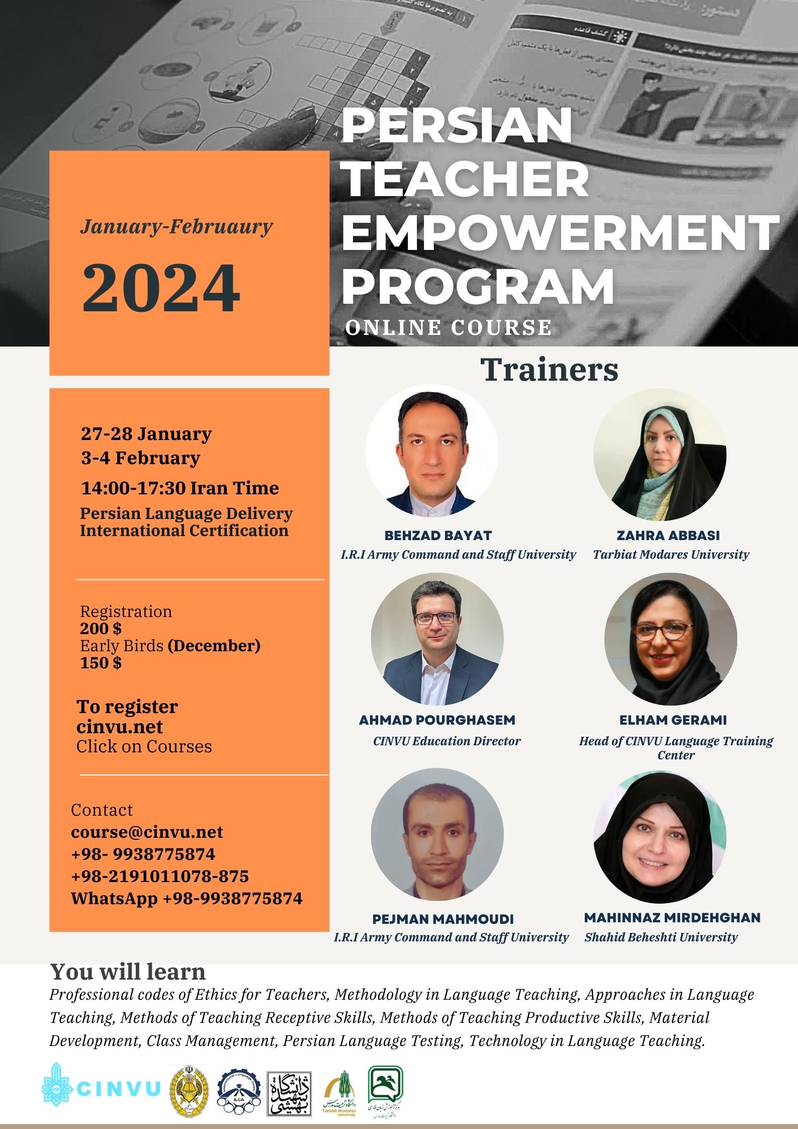 Persian Teacher Empowerment Program Workshop