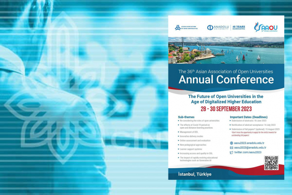 Anadolu University will host the 36th Asian Association of Open Universities Annual Conference