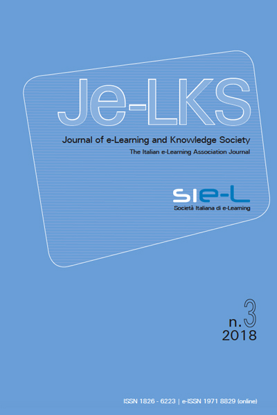  Journal of E-Learning and Knowledge Society