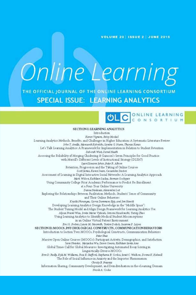  Journal of Online Learning and Teaching (JOLT)