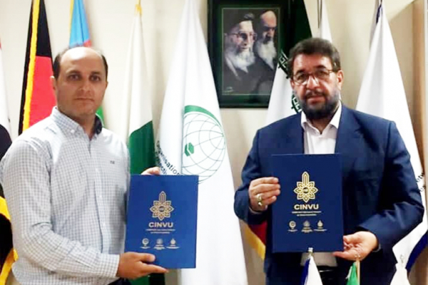 The conclusion of a cooperation agreement between the CINVU and the FANAVARI KAHROBA Knowledge-based Company