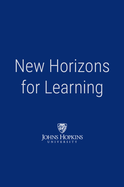  NEW HORIZONS FOR LEARNING