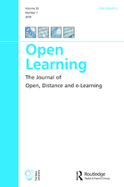  Open Learning: The Journal of Open, Distance and e-Learning