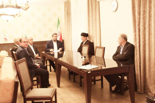The Meeting of the Secretary General of CINVU With the Iran's Secretary of the Supreme Council of Cultural Revolution and the Board Members of Secretariat for the Advancement of Science and Technology in the Islamic World 
