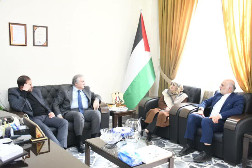 Rencontre du Représentant Spécial de l'Organisation Internationale CINVU avec le Président de l'Université Privée Syrienne Al-Sham